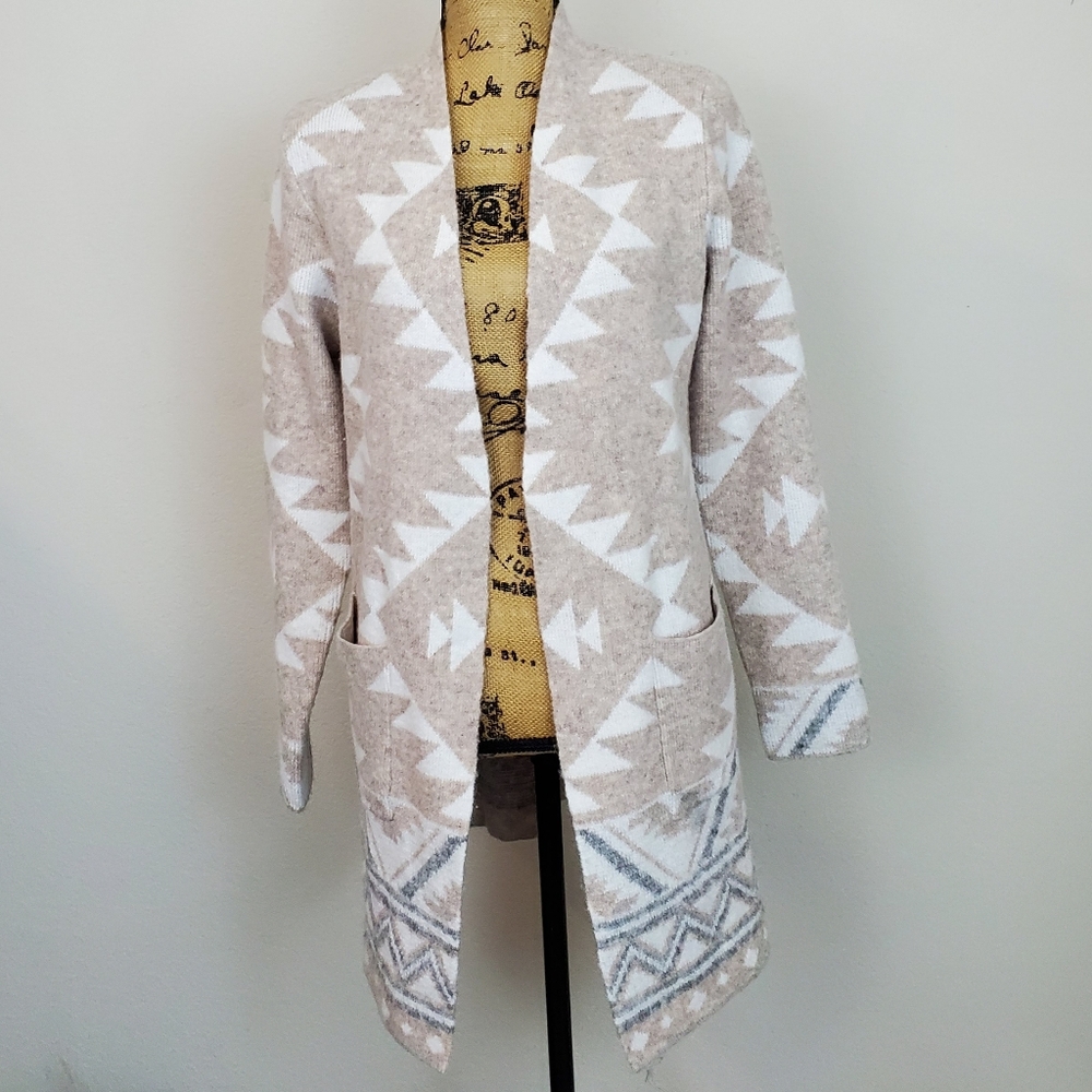 Frye Aztec Open Cardigan Sz S